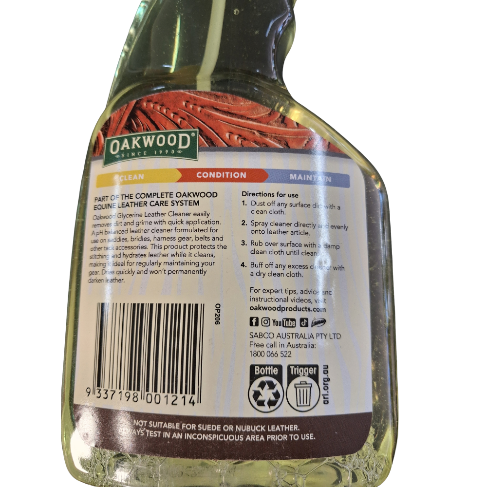 Oakwood - Glycerine Leather Cleaner