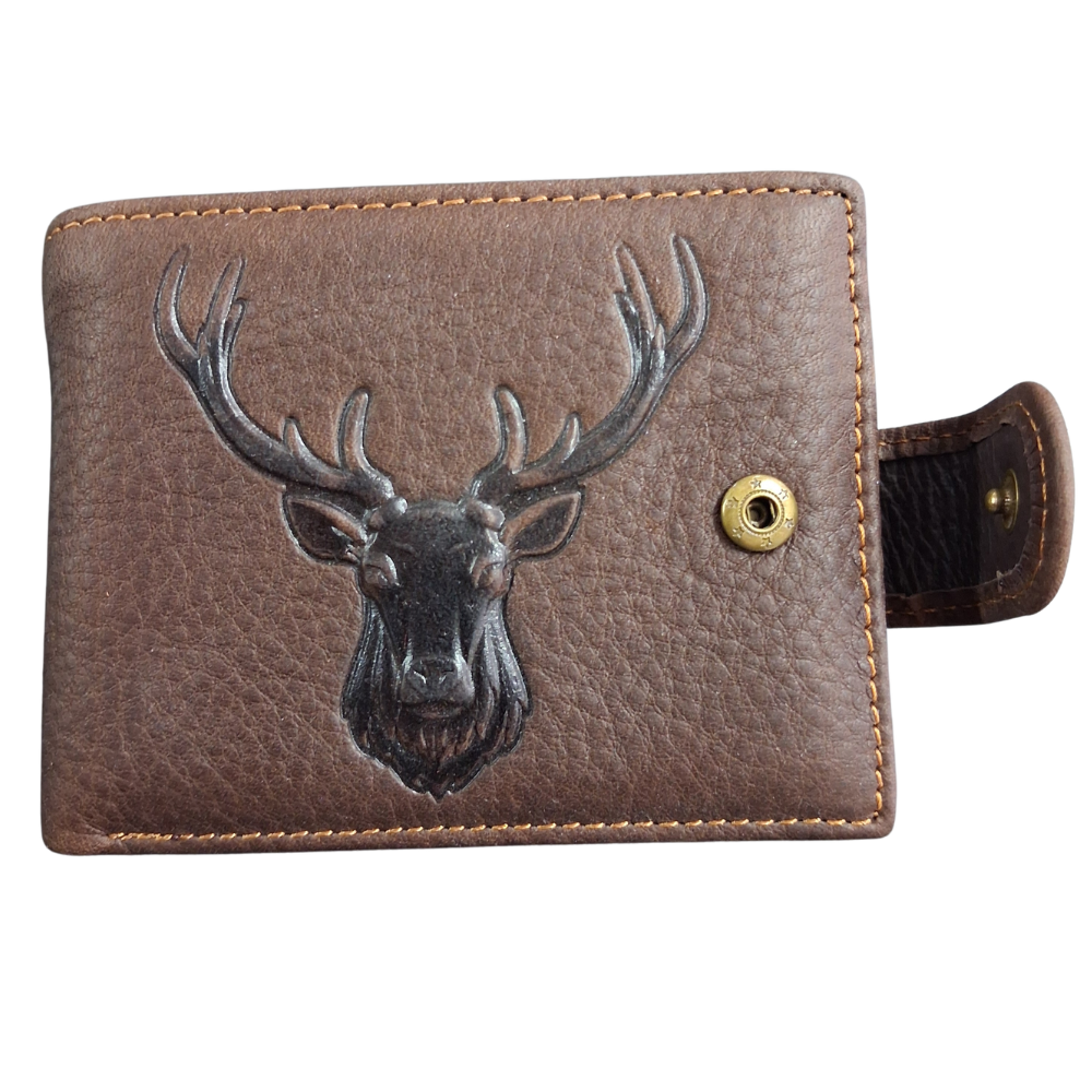Zeneeba Wallet - Embossed Deer